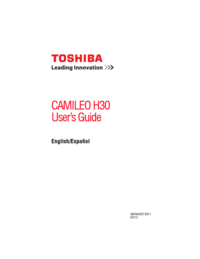 Toshiba PA3791U-1CAM Camileo H30 Manual - usermanual.com