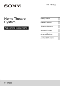 sony sa ct260 bluetooth
